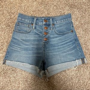 Madewell denim shorts